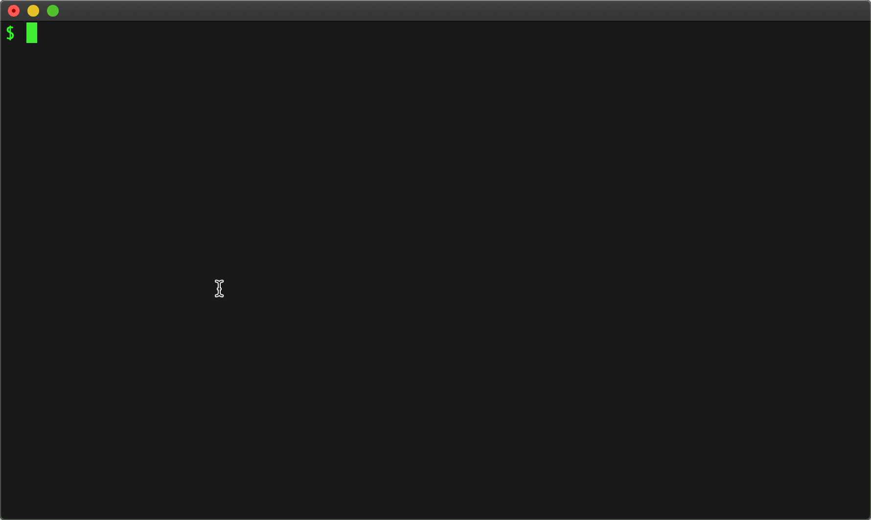 Animated demo of using fzf to find and kill a process.