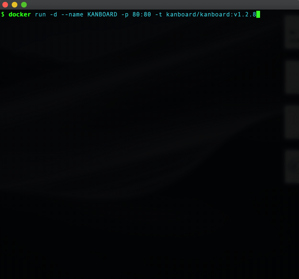 Animated demo of opening a keyboard shortcut cheatsheet from the command line.